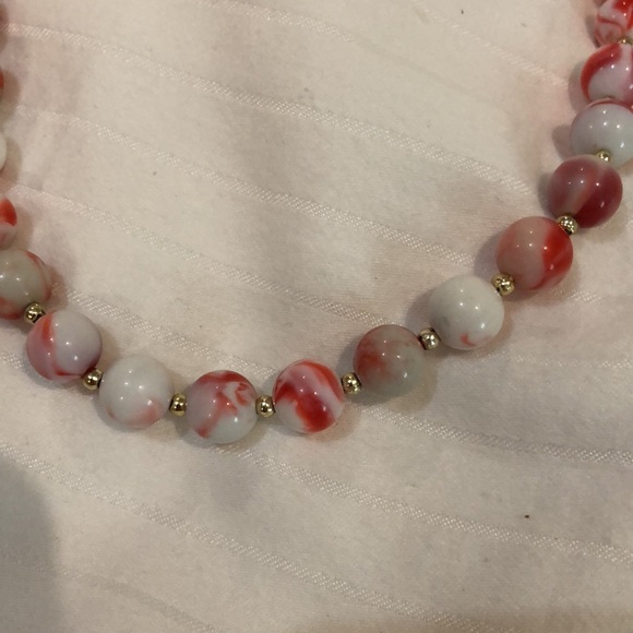 Bundle of Red balerina flat shoes with necklace - Picture 8 of 8